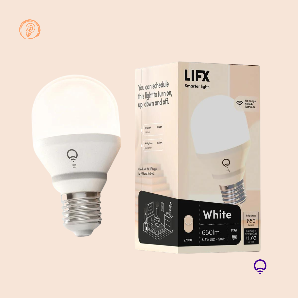 Lifx Foco Inteligente (luz cálida)