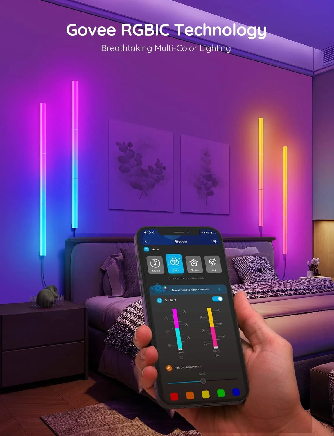 Govee Glide Lively Barras de Luz para Pared