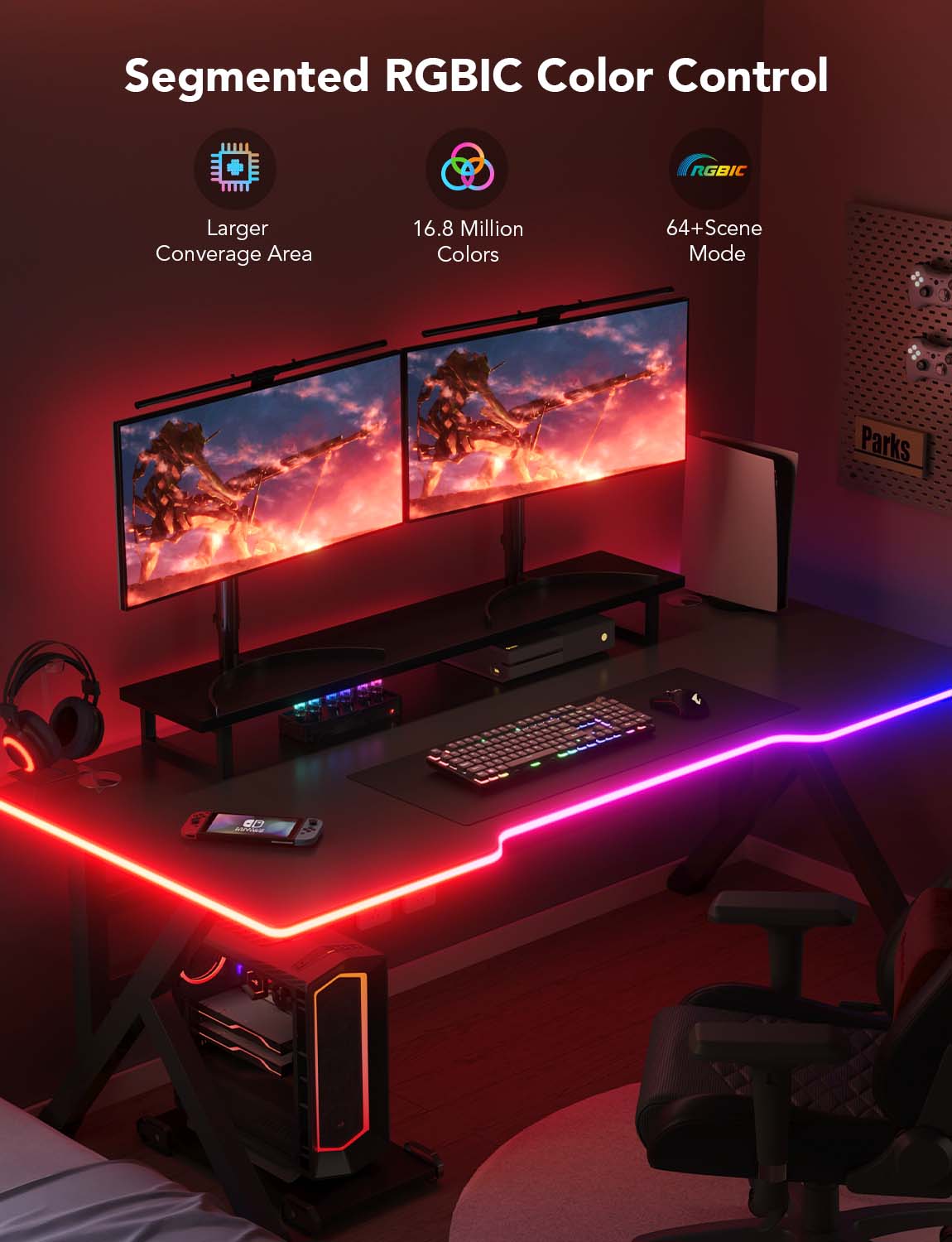 Govee Neón Luz Gamer para Escritorios