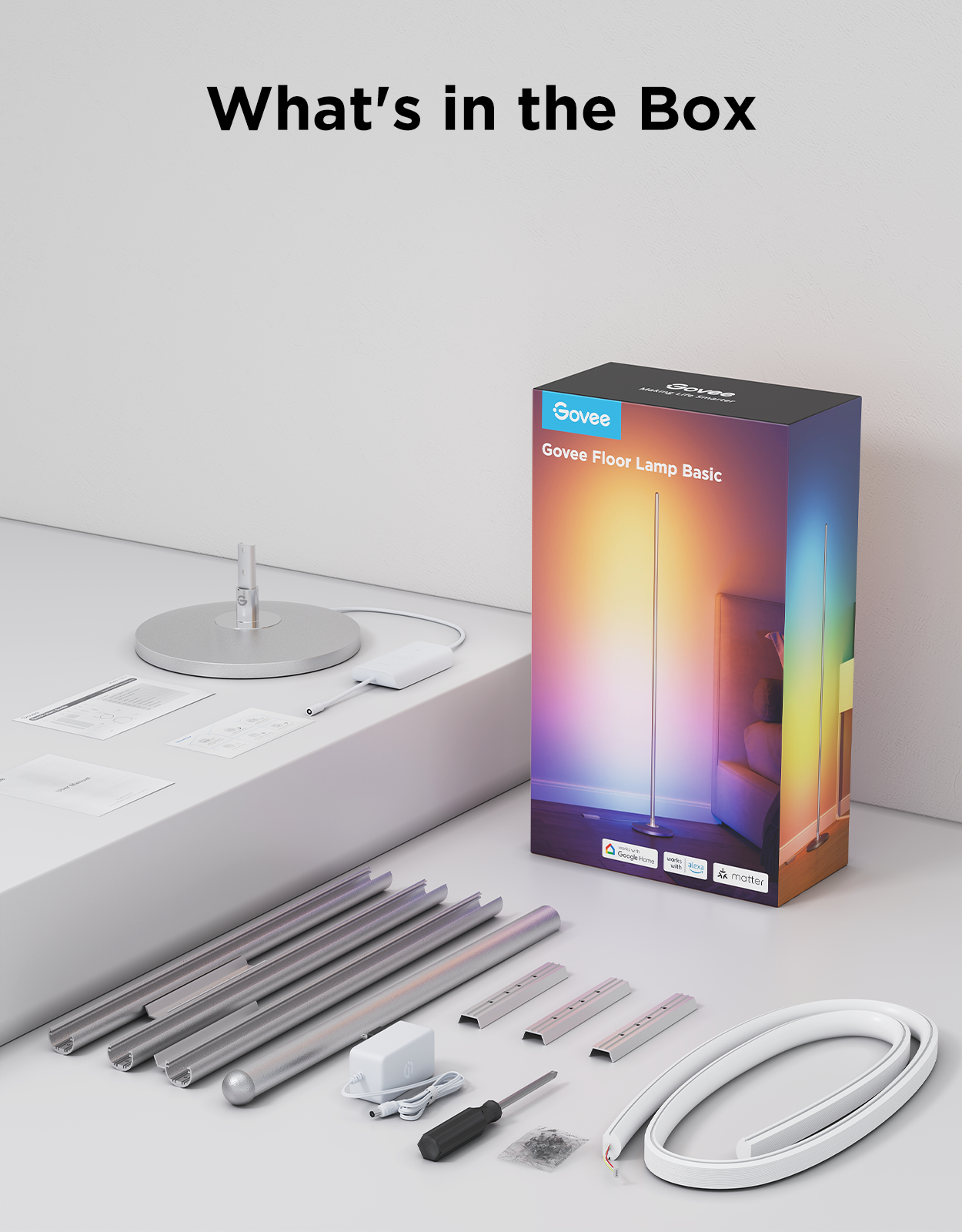 Govee Lámpara de pie RGBIC