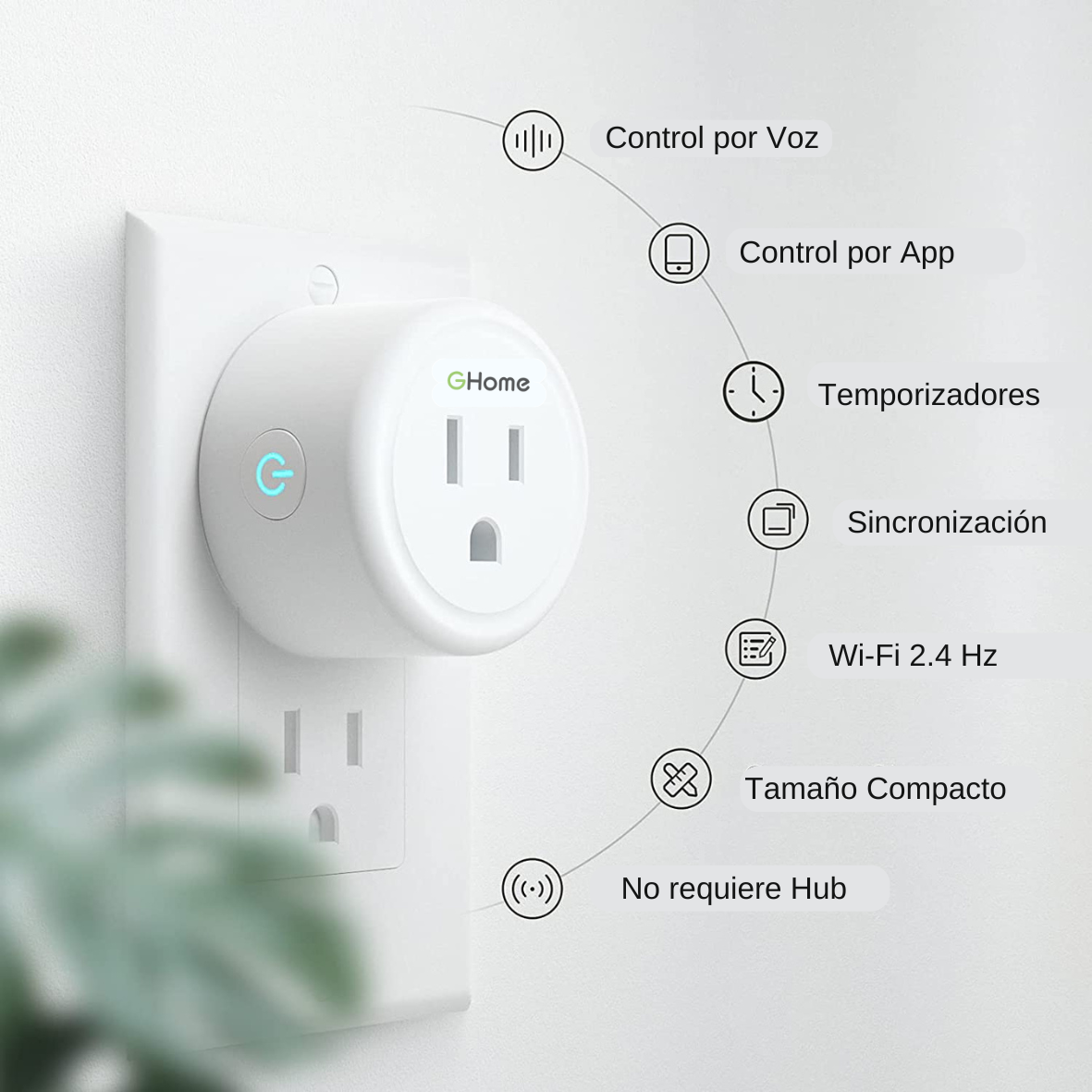 GHome Enchufe Smart Wi-Fi