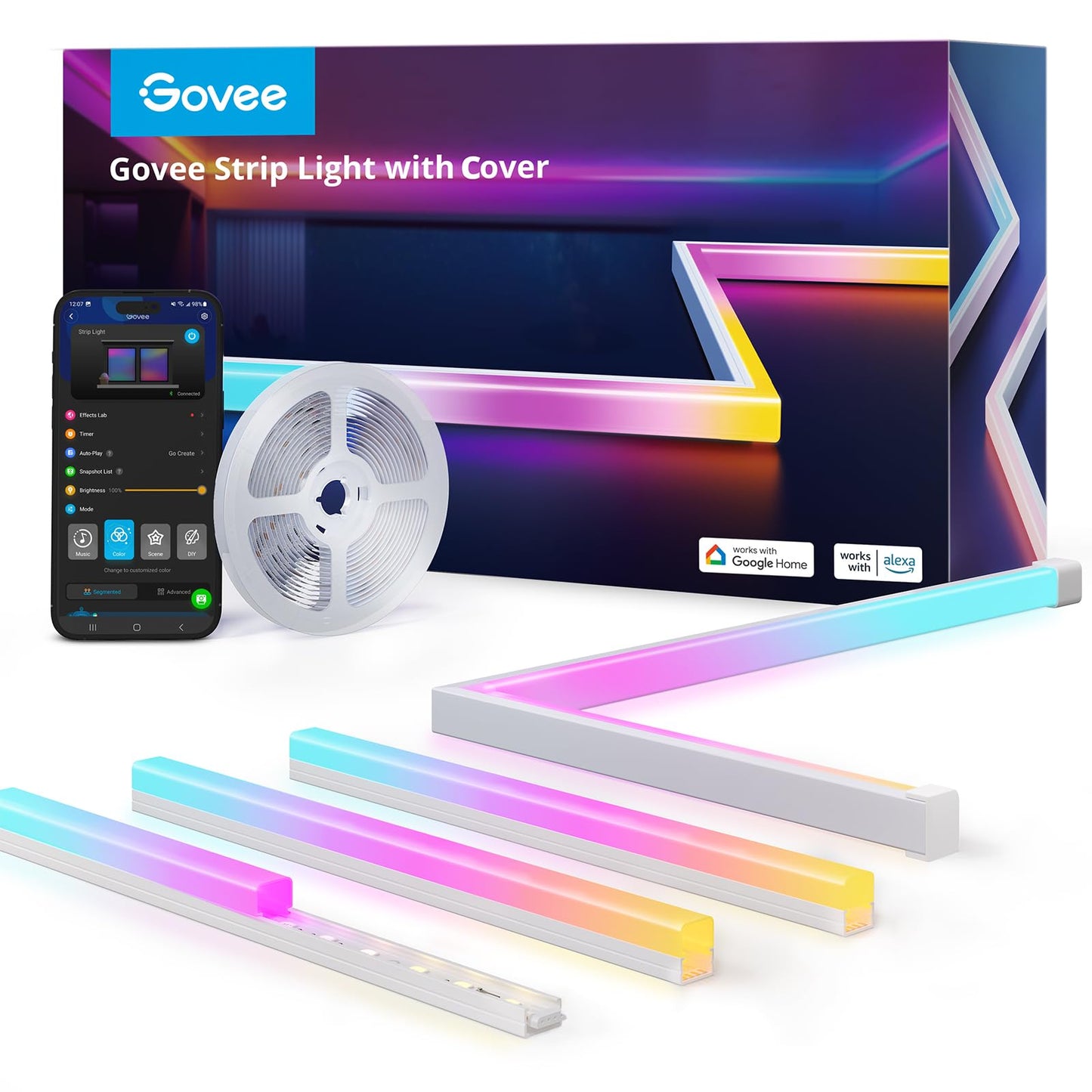 Govee Tira de Luz con Cubierta