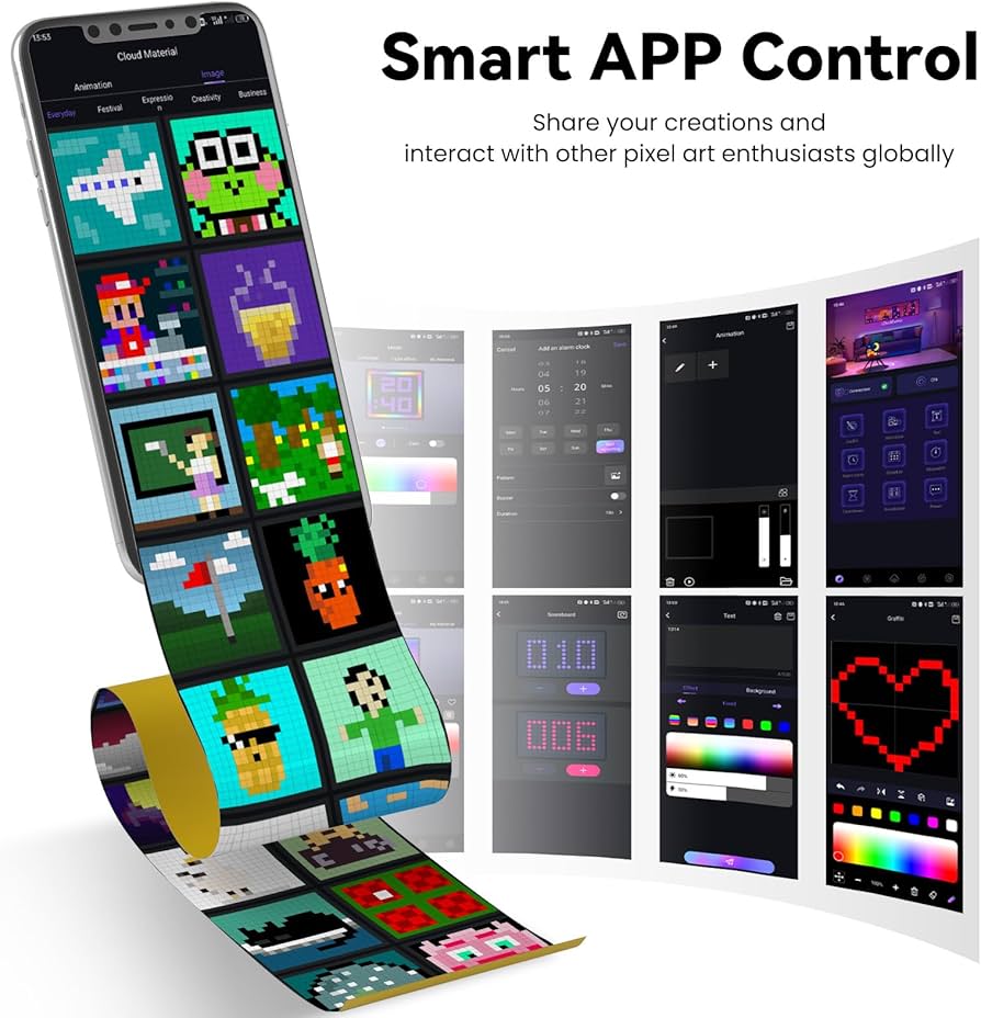 Eachbid Pantalla Pixel 16x16