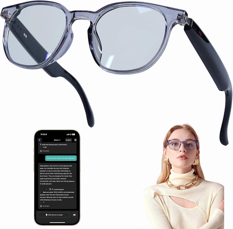Gafas Fotocromáticas Inteligentes con audio AI