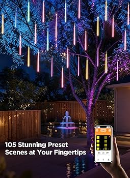 Tubos led tipo Lluvia de Meteoritos SmartDawn