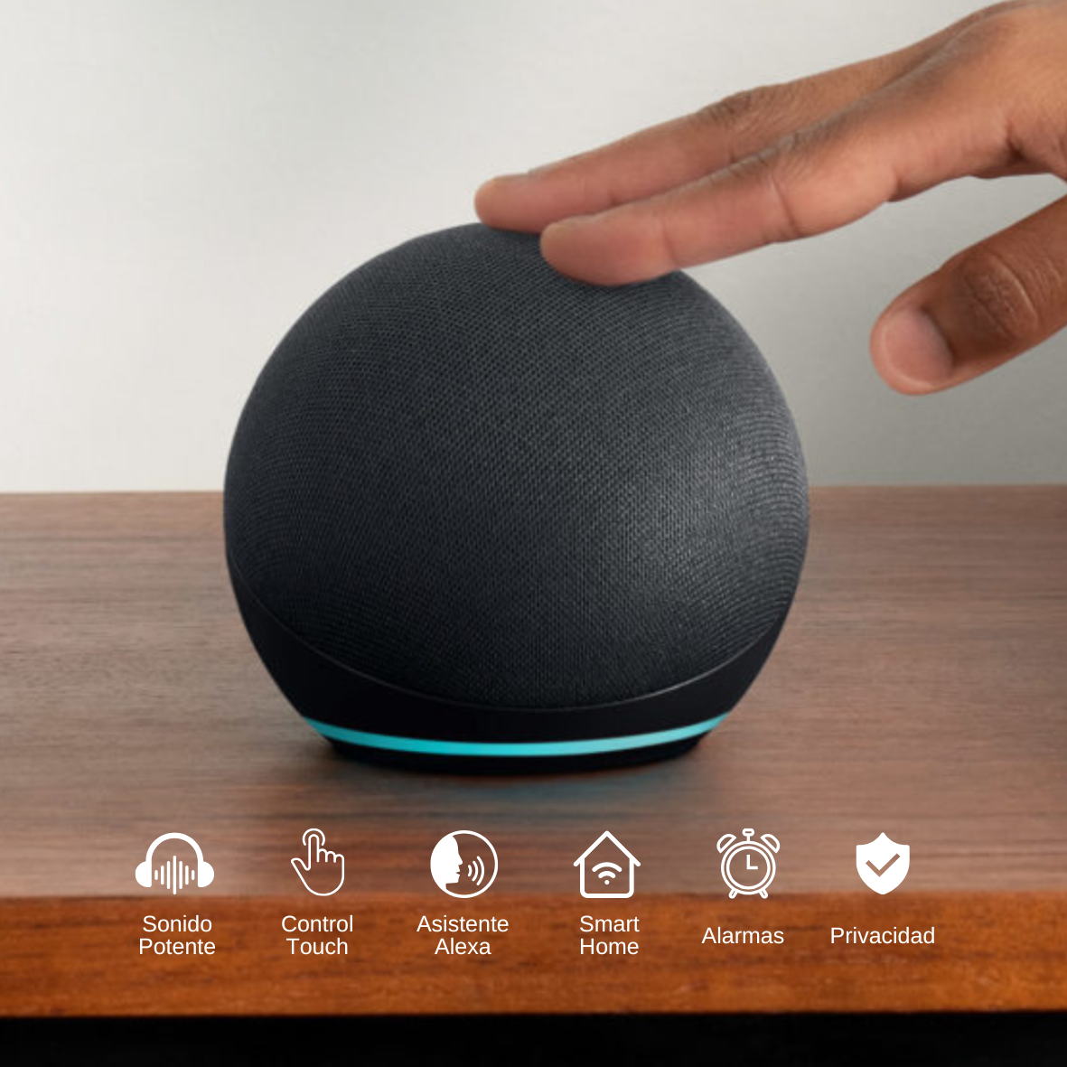 4ta Generación Alexa Sin Altavoz 4ta Generación Echo Dot Sin Reloj