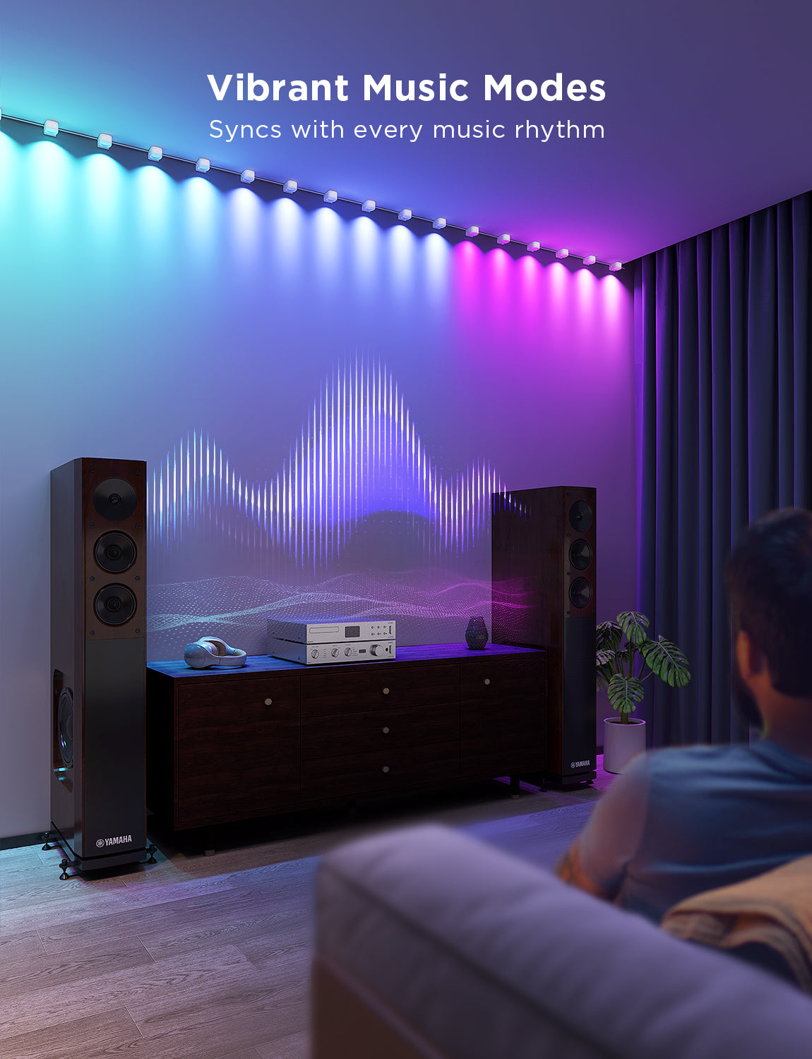 Govee Apliqués de Pared Smart (15 focos)