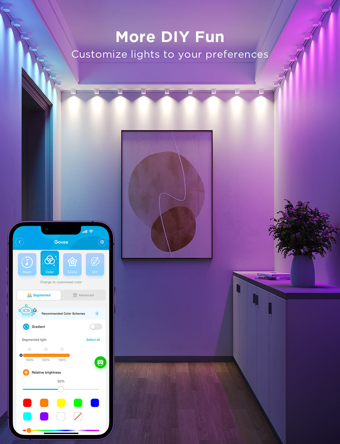 Govee Apliqués de Pared Smart (15 focos)
