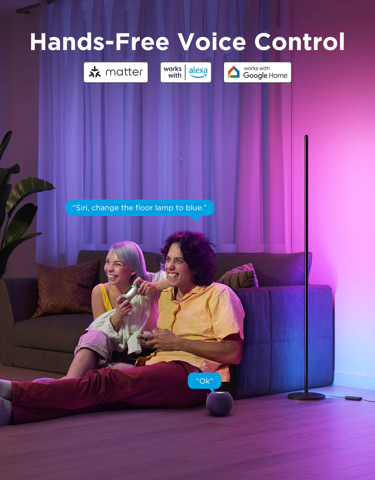 Govee Lámpara de pie RGBIC