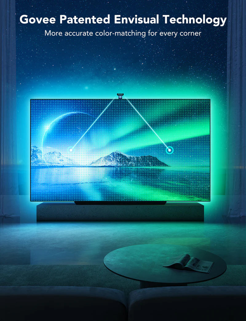 Govee T2 - Luz Ambilight para TV (Cámara Dual)